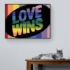 Love Wins Quote, Printable Wall Art, Pride Wall Art, Lgbtq Poster, Digital Download - Image 8