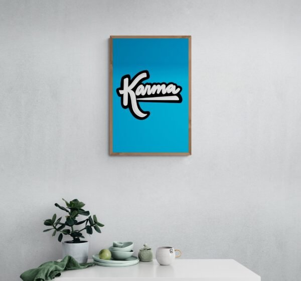 Karma, Typography Wall Art, Instant Download, Digital Download, Typography Prints, Typography Quotes, Karma Quotes - Image 8
