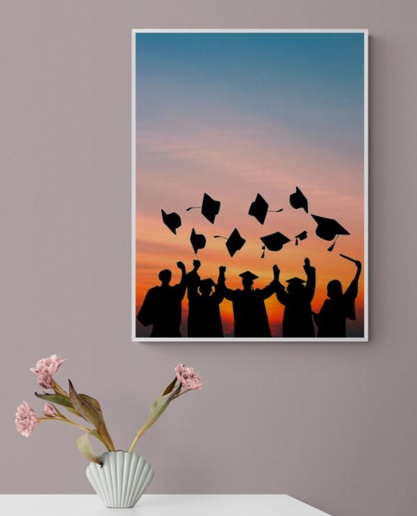 Graduation Wall Art, Graduation Gift, College Graduation, Graduation Printable, Graduation Art, High School Grad, Digital Download - Image 2