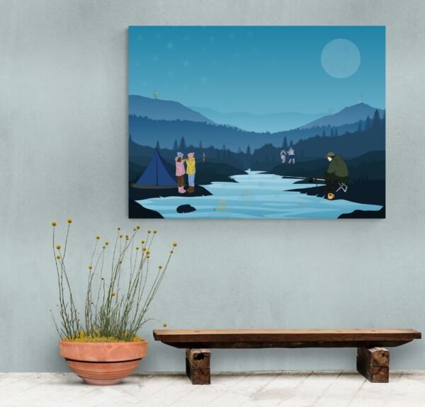 Lake Wall Art, Home Decor, Gallery Art, Boho Decor, Living Life To The Fullest PRINTABLE Home Art - Image 8