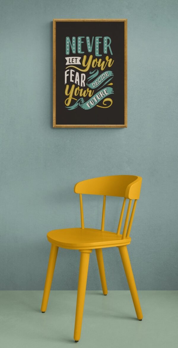 Never let your fears decide your future, Typography Wall Art, Instant Download, Printable Wall Art, Digital Download, Typography Prints - Image 7