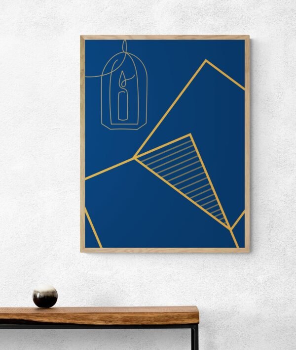 Abstract Wall Art, Living Room Decor, Bedroom Wall Art, Abstract Canvas Art, Printable Wall Art, Digital Download - Image 3