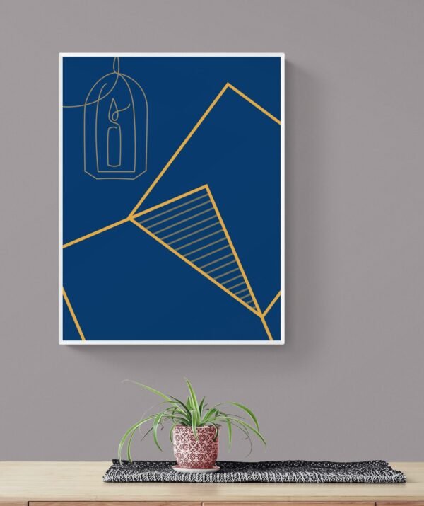 Abstract Wall Art, Living Room Decor, Bedroom Wall Art, Abstract Canvas Art, Printable Wall Art, Digital Download - Image 9