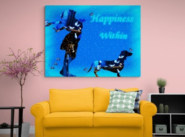 Happiness Within Wall Art, Home Decor, PRINTABLE Wall Art, Digital Art
