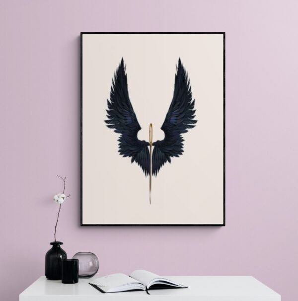 Fashion Artist Printable Wall Art, Fashion Illustration, Fashion Wall Art, Fashion Print, Fly Free Art, Fashion Decor, Digital Download - Image 9