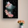 Fox Wall Art Print, Fox Wall Art, Digital Download, Fox Decor, Floral Wall Art, Fox Art Print, Fox Printable, Fox Artwork, Animal Print - Image 2