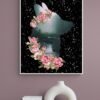 Fox Wall Art Print, Fox Wall Art, Digital Download, Fox Decor, Floral Wall Art, Fox Art Print, Fox Printable, Fox Artwork, Animal Print - Image 3
