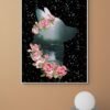 Fox Wall Art Print, Fox Wall Art, Digital Download, Fox Decor, Floral Wall Art, Fox Art Print, Fox Printable, Fox Artwork, Animal Print - Image 4