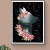 Fox Wall Art Print, Fox Wall Art, Digital Download, Fox Decor, Floral Wall Art, Fox Art Print, Fox Printable, Fox Artwork, Animal Print - Image 7
