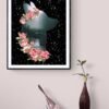 Fox Wall Art Print, Fox Wall Art, Digital Download, Fox Decor, Floral Wall Art, Fox Art Print, Fox Printable, Fox Artwork, Animal Print - Image 8