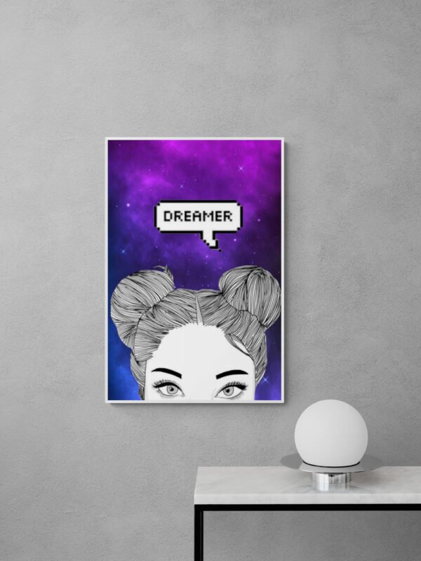 Dreamer Print Art, Digital Download, Printable Dreamer Home Decor Art, Dreamer Wall Art - Image 6
