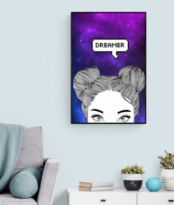 Dreamer Print Art, Digital Download, Printable Dreamer Home Decor Art, Dreamer Wall Art - Image 7
