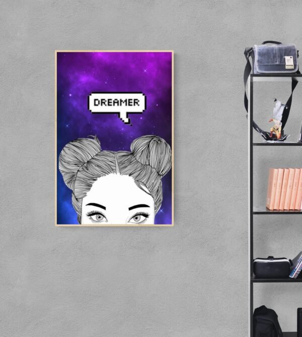 Dreamer Print Art, Digital Download, Printable Dreamer Home Decor Art, Dreamer Wall Art - Image 8
