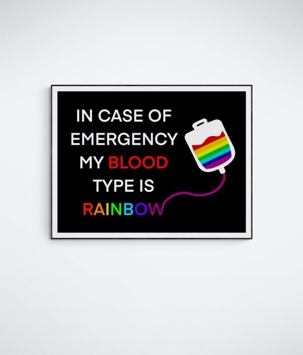 LGBT Inspirational Quote, Love Is Love, Rainbow Wall Art, Pride Wall Decor, Printable Wall Art, Digital Download