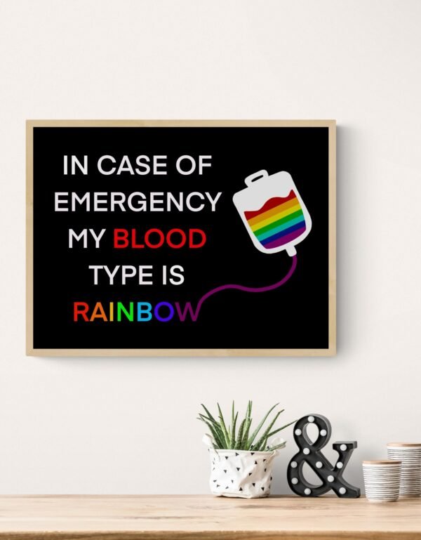 LGBT Inspirational Quote, Love Is Love, Rainbow Wall Art, Pride Wall Decor, Printable Wall Art, Digital Download - Image 5