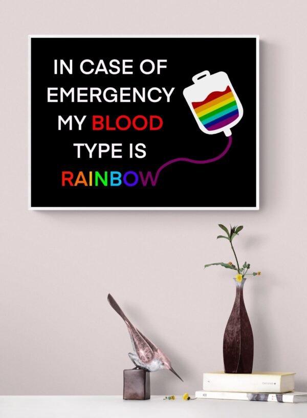 LGBT Inspirational Quote, Love Is Love, Rainbow Wall Art, Pride Wall Decor, Printable Wall Art, Digital Download - Image 8