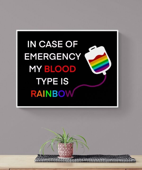 LGBT Inspirational Quote, Love Is Love, Rainbow Wall Art, Pride Wall Decor, Printable Wall Art, Digital Download - Image 9
