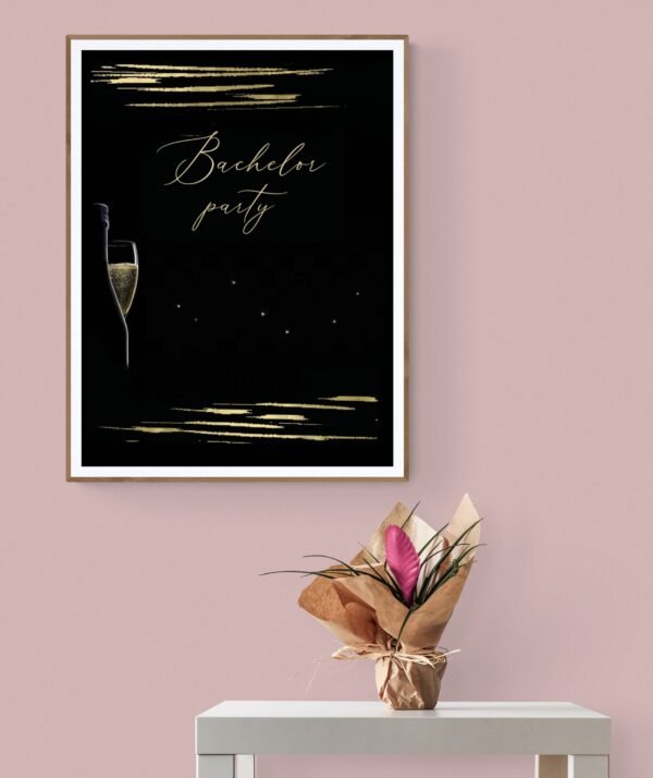 Bachelorette Party Wall Art, Bachelorette Invite, Bachelorette Gift, Printable Wall Art, Bachelorette Decor, Digital Download - Image 4