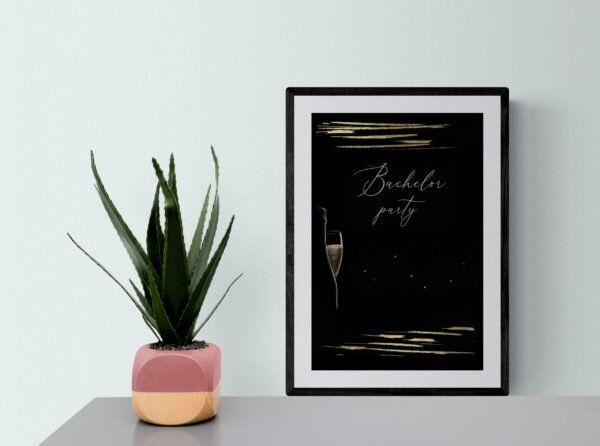 Bachelorette Party Wall Art, Bachelorette Invite, Bachelorette Gift, Printable Wall Art, Bachelorette Decor, Digital Download - Image 6