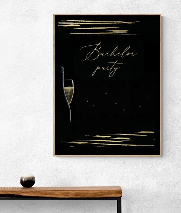 Bachelorette Party Wall Art, Bachelorette Invite, Bachelorette Gift, Printable Wall Art, Bachelorette Decor, Digital Download - Image 8