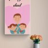 Fathers Day Wall Art, Fathers Day Gift, Digital Download, Fathers Day Print, Fathers Day Poster, Fathers Day Decor, Best Dad Ever, Daddy Art - Image 3