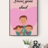 Fathers Day Wall Art, Fathers Day Gift, Digital Download, Fathers Day Print, Fathers Day Poster, Fathers Day Decor, Best Dad Ever, Daddy Art - Image 6