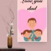 Fathers Day Wall Art, Fathers Day Gift, Digital Download, Fathers Day Print, Fathers Day Poster, Fathers Day Decor, Best Dad Ever, Daddy Art - Image 8