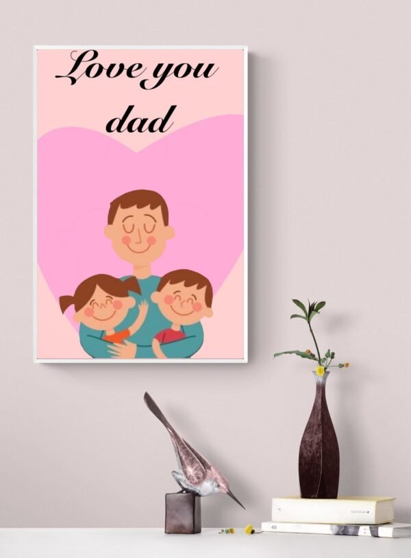 Fathers Day Wall Art, Fathers Day Gift, Digital Download, Fathers Day Print, Fathers Day Poster, Fathers Day Decor, Best Dad Ever, Daddy Art - Image 9
