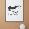 Faith Wall Art, Faith Printable, Digital Download, Faith Wall Decor, Inspirational Art, Faith Over Fear, Faith Art Print, Faith Decor - Image 4