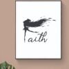 Faith Wall Art, Faith Printable, Digital Download, Faith Wall Decor, Inspirational Art, Faith Over Fear, Faith Art Print, Faith Decor - Image 7