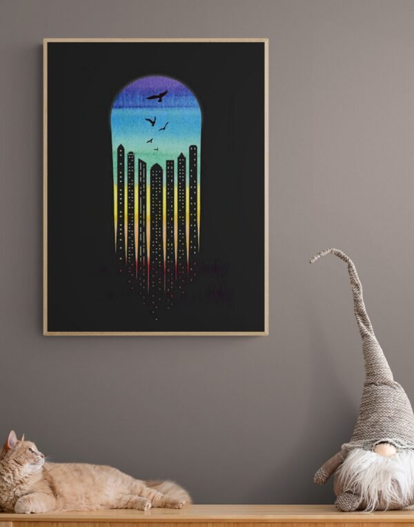 Lgbt Canvas, Printable Wall Art, Lgbt Home Decor, Lgbt Artwork, Lgbtq Poster, Digital Download - Image 7
