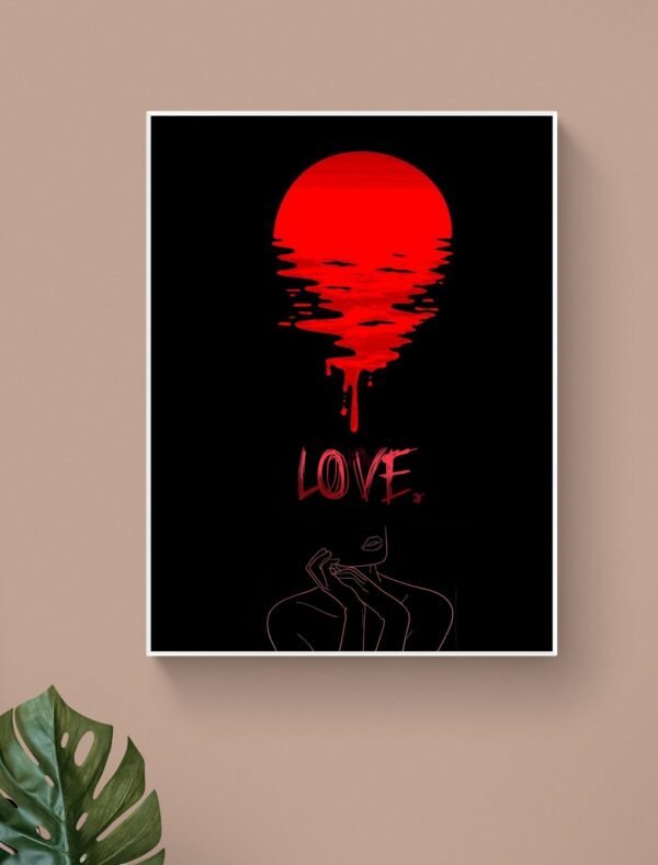 Breakup Gift for her, Breakup wall art, Digital Download, Divorce Gift, Fake love wall art, Printable Wall Art, Fake Love Wall Art - Image 7