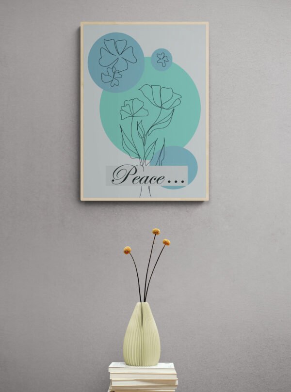 Peace, Typography Wall Art, Instant Download, Digital Download, Typography Prints