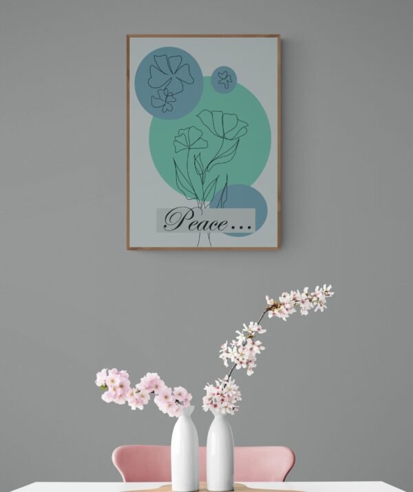 Peace, Typography Wall Art, Instant Download, Digital Download, Typography Prints - Image 3