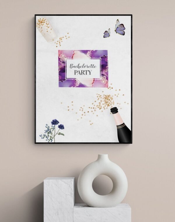 Bachelorette Party Wall Art, Printable Wall Art, Bachelorette Gift, Bachelorette Decor, Bachelorette Weekend, Hen Party, Digital Download