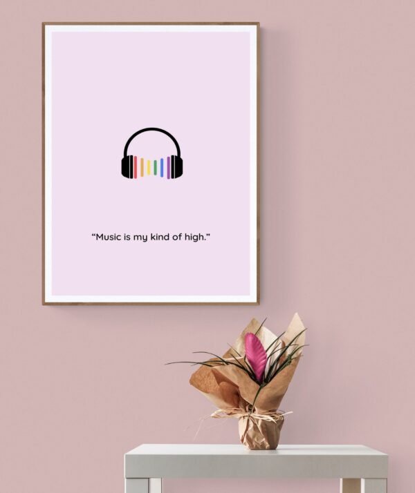 Music Wall Art, Pride Wall Hanging, Music Print, Lgbt Pride Poster, Printable Wall Art, Digital Download - Image 5