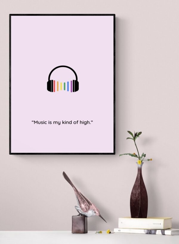 Music Wall Art, Pride Wall Hanging, Music Print, Lgbt Pride Poster, Printable Wall Art, Digital Download - Image 6