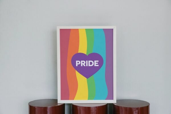 Pride Heart, Pride Heart Digital Art, Pride Heart Wall Art, Pride Heart Instant Download, Pride Heart Digital download, Home Decor - Image 9