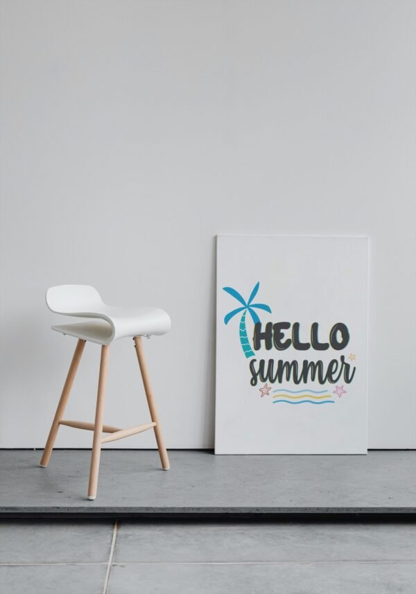 Hello Summer, Digital Art, Wall Art, Instant Download, Digital download, Home Decor - Image 8