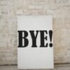 Bye, Digital Art, Wall Art, Instant Download, Digital download, Home Decor - Image 2