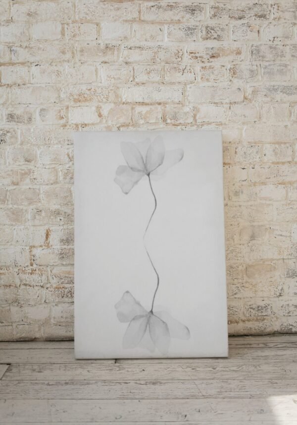 Black And White Flower, Digital Art, Wall Art, Instant Download, Digital download, Home Decor - Image 9