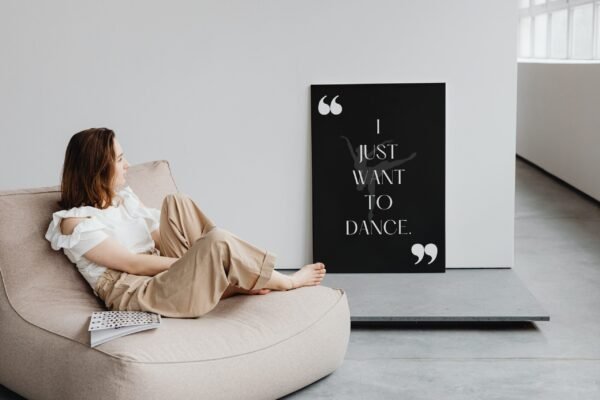 I Just Want To Dance, Digital Art, Wall Art, Instant Download, Digital download, Home Decor, - Image 3
