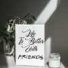 Life Is Better With Friends, Digital Art, Wall Art, Instant Download, Digital download, Home Decor - Image 7