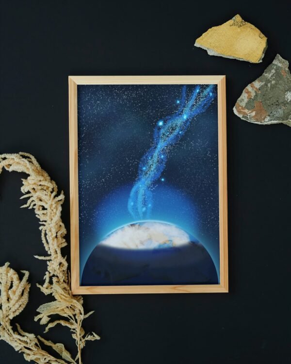 Galaxy, Digital Art, Wall Art, Instant Download, Digital download, Home Decor