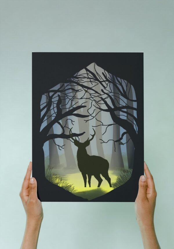 The Forest, Digital Art, Wall Art, Instant Download, Digital download, Home Decor - Image 6