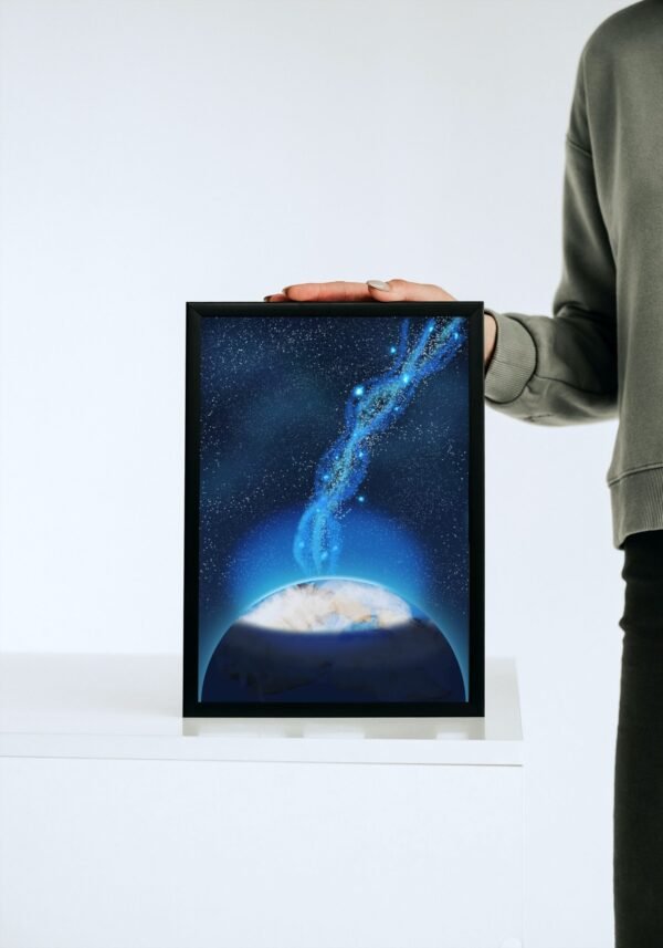 Galaxy, Digital Art, Wall Art, Instant Download, Digital download, Home Decor - Image 3