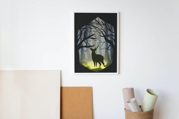 The Forest, Digital Art, Wall Art, Instant Download, Digital download, Home Decor - Image 7