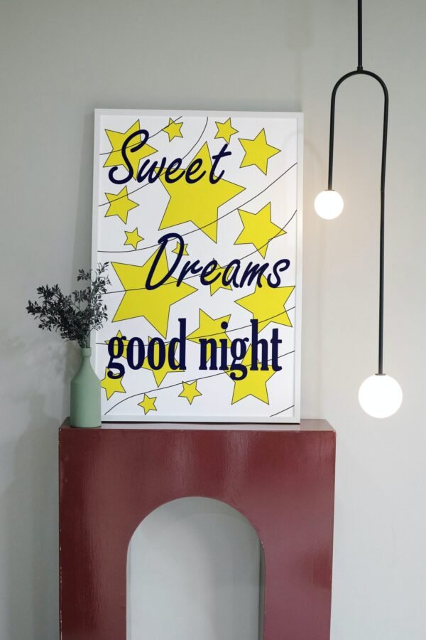 Goodnight-Sweet Dreams, Digital Art, Wall Art, Instant Download, Digital download, Home Decor