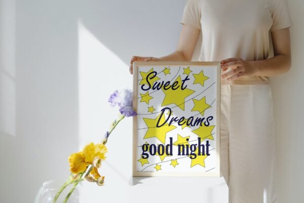 Goodnight-Sweet Dreams, Digital Art, Wall Art, Instant Download, Digital download, Home Decor - Image 4