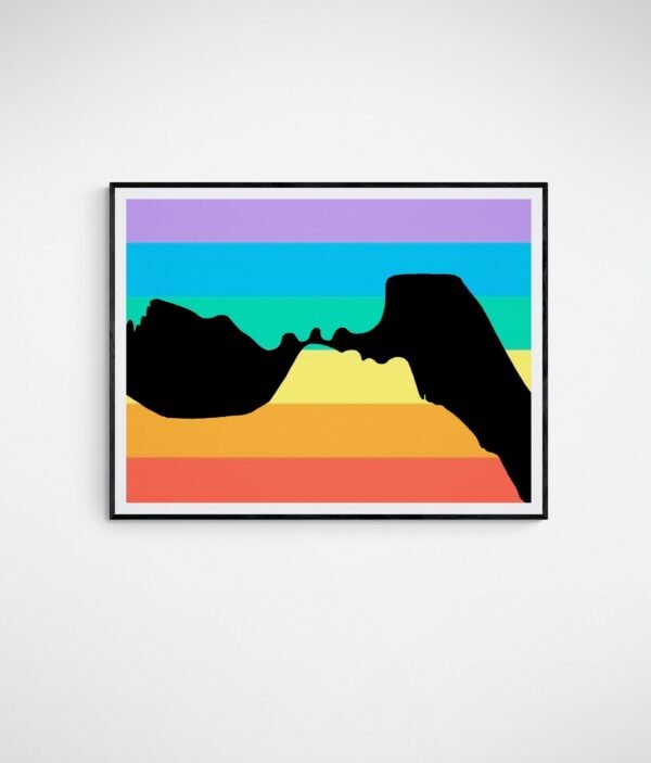 Pride Wall Decor, Rainbow Wall Art, LGBT Pride Poster, Printable Wall Art, Digital Download